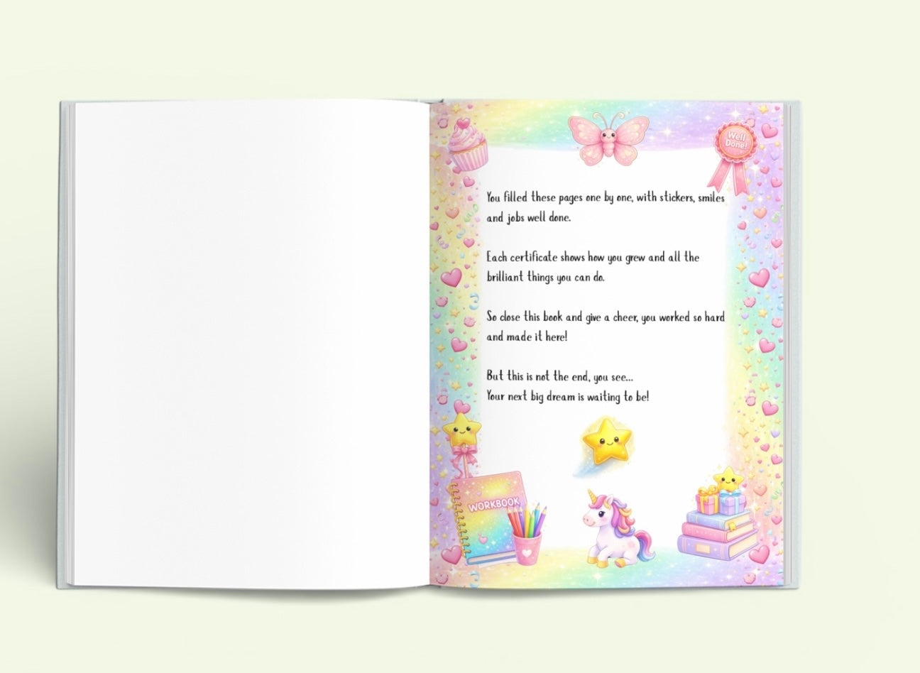 My Achievements Book- Unicorns and Fairies