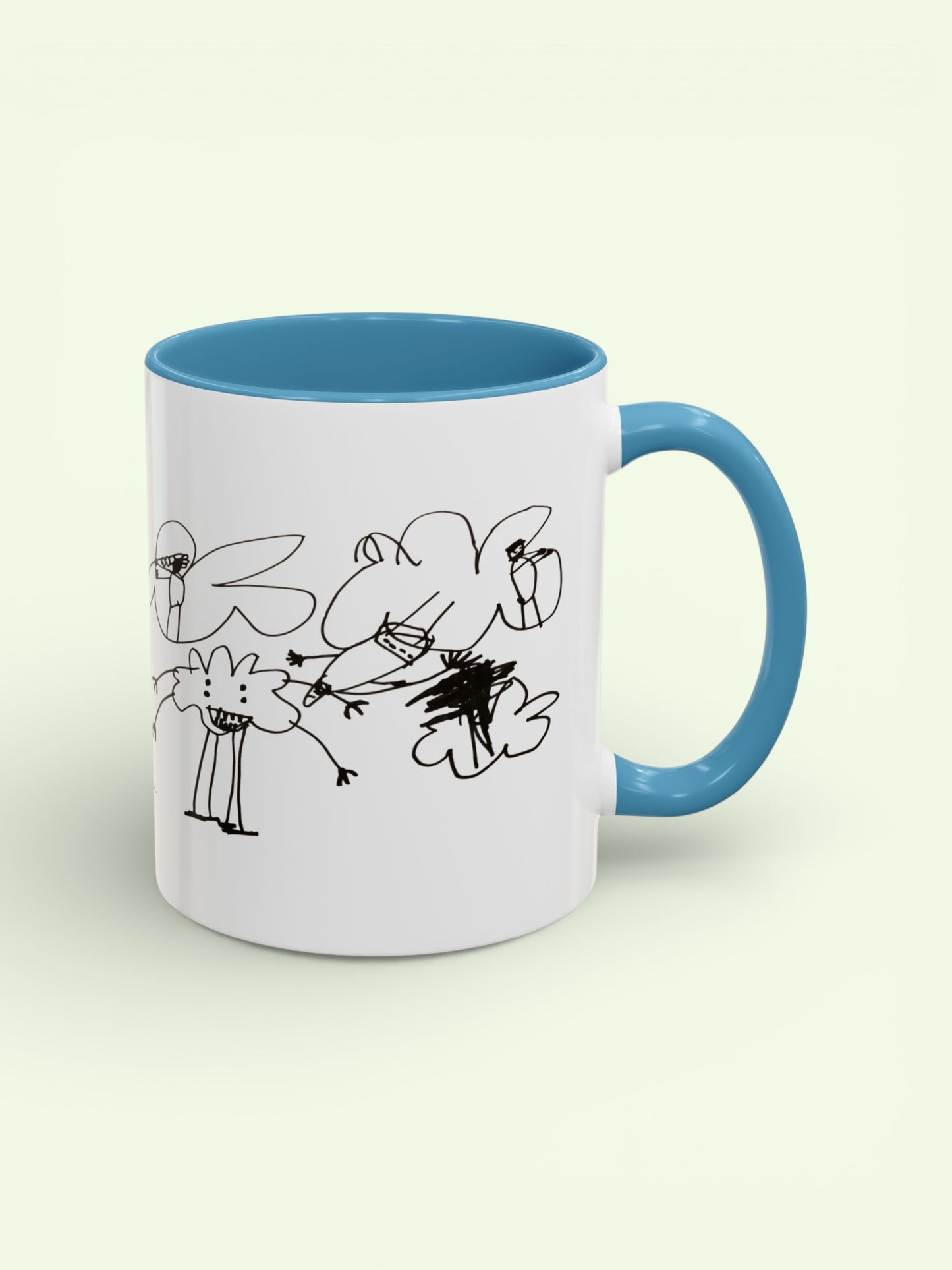Custom Accent Mug- Child’s Artwork