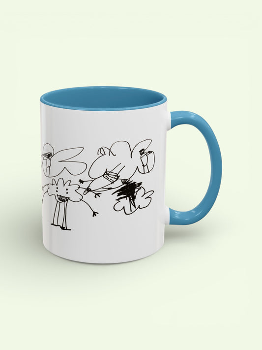 Custom Accent Mug- Child’s Artwork