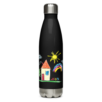 Custom Stainless Steel Water Bottle- Child’s Artwork