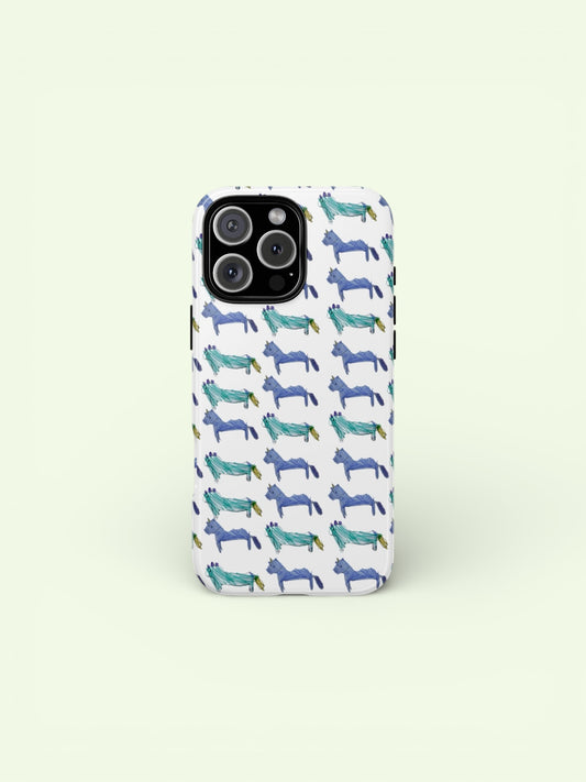 Custom Tough Phone Case — Child’s Artwork Pattern