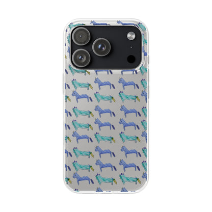 Custom Clear Phone Case- Child’s Artwork Pattern