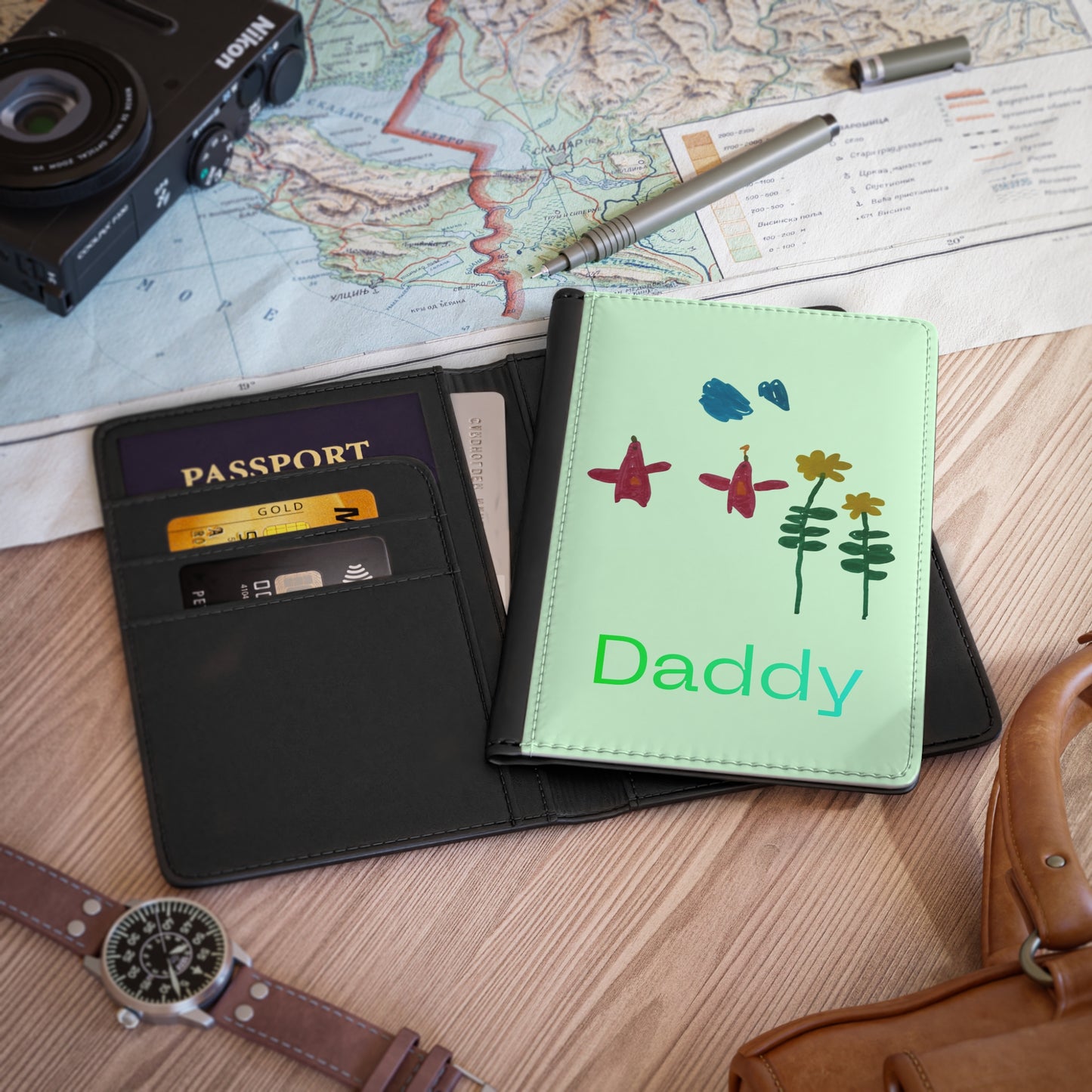Custom Passport Cover- Child’s Artwork