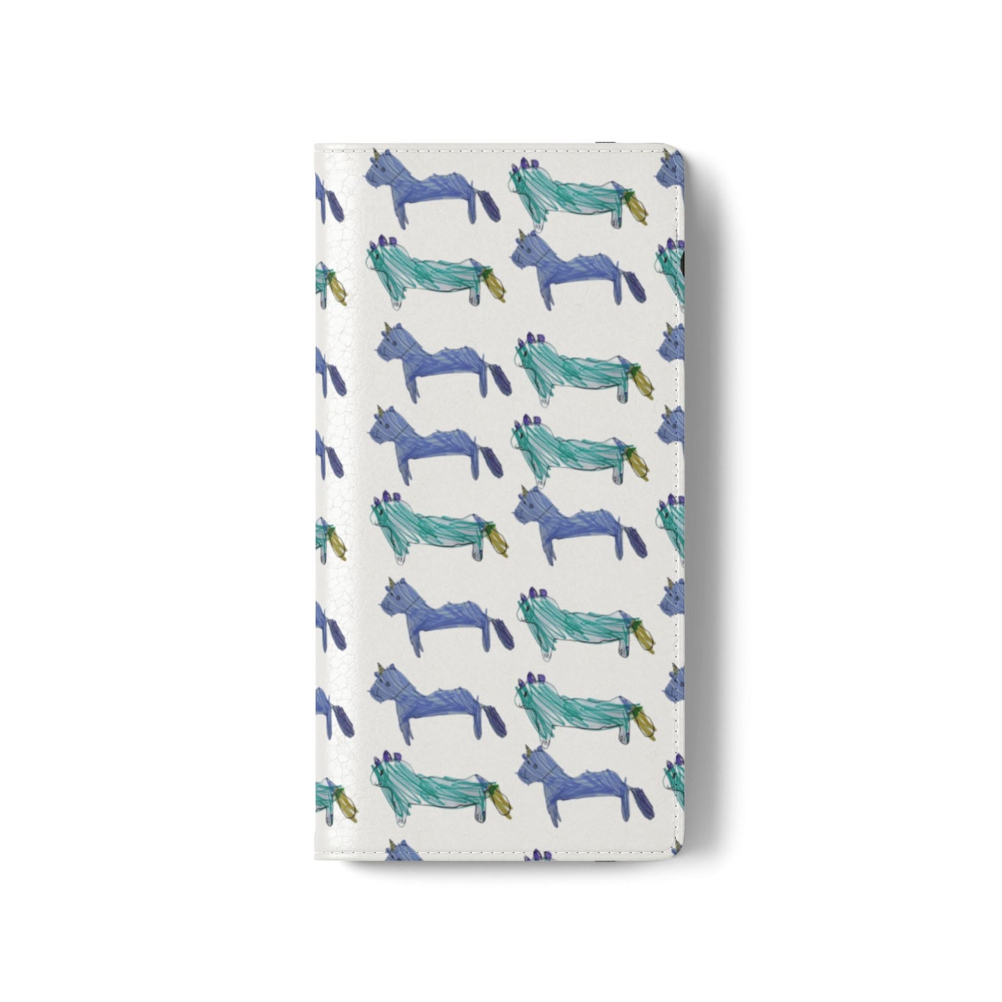 Custom Flip Phone Case — Child’s Artwork Pattern