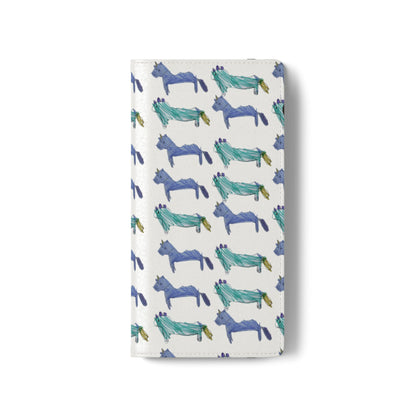 Custom Flip Phone Case — Child’s Artwork Pattern