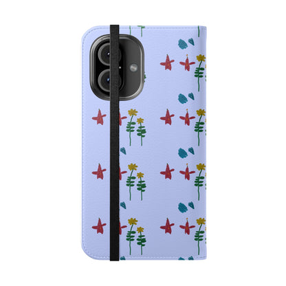 Custom Flip Phone Case — Child’s Artwork Pattern