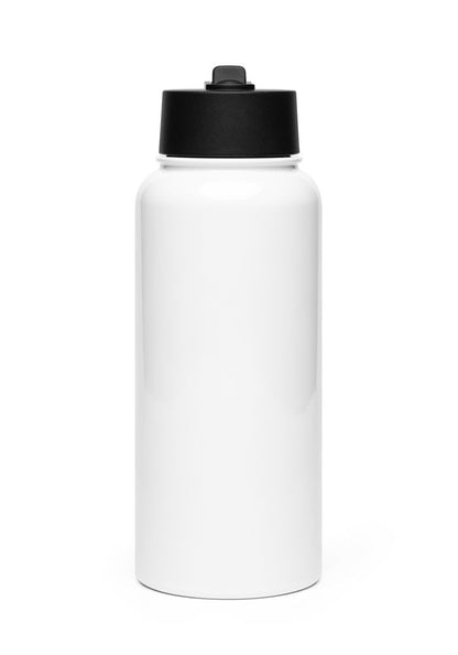 Custom Stainless Steel Water Bottle Straw Lid- Child’s Artwork