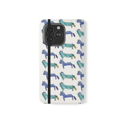 Custom Flip Phone Case — Child’s Artwork Pattern