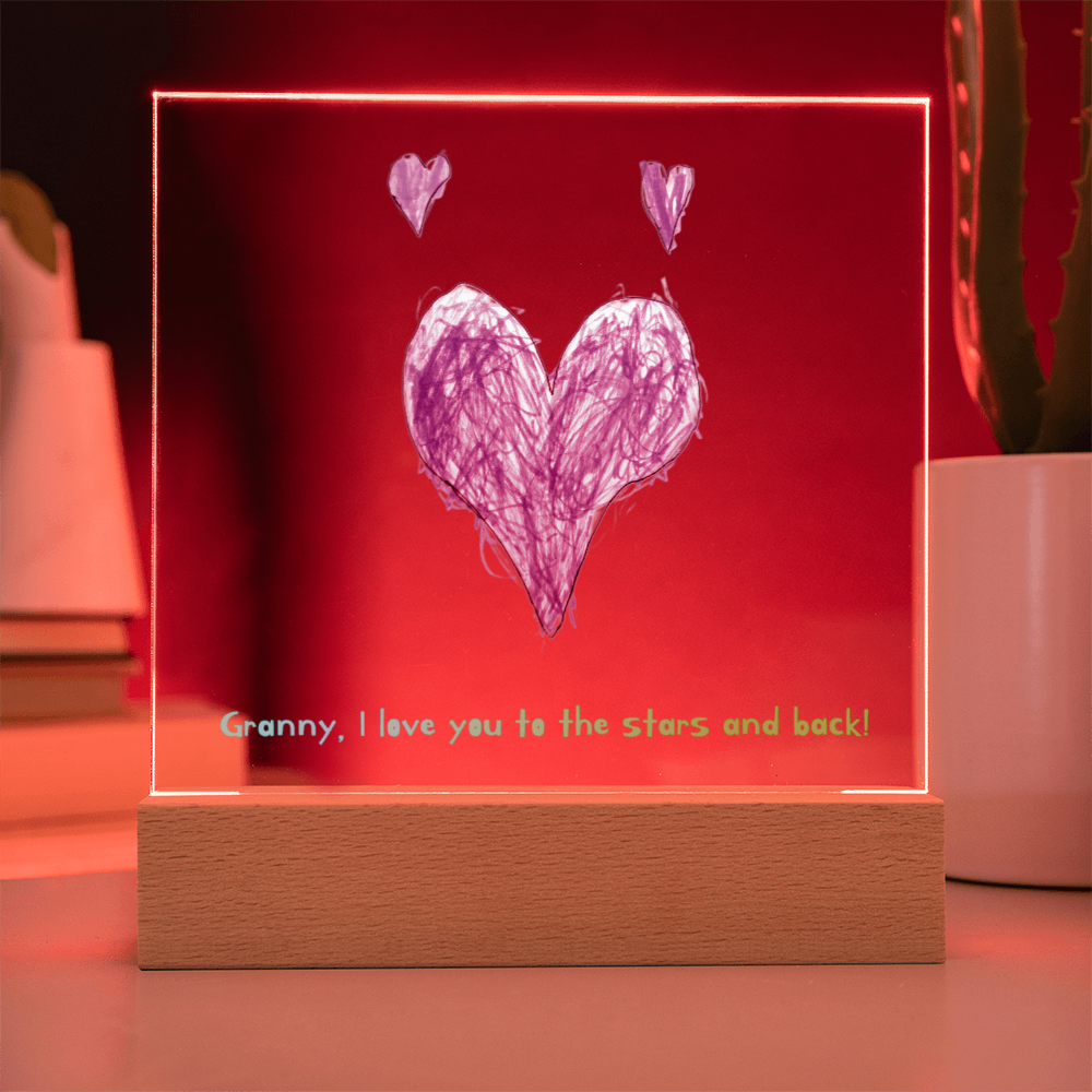 Custom Acrylic Plaque- Child’s Artwok