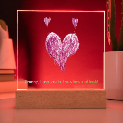 Custom Acrylic Plaque- Child’s Artwok