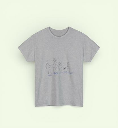 Custom Unisex Heavy Cotton Tee- Child’s Artwork