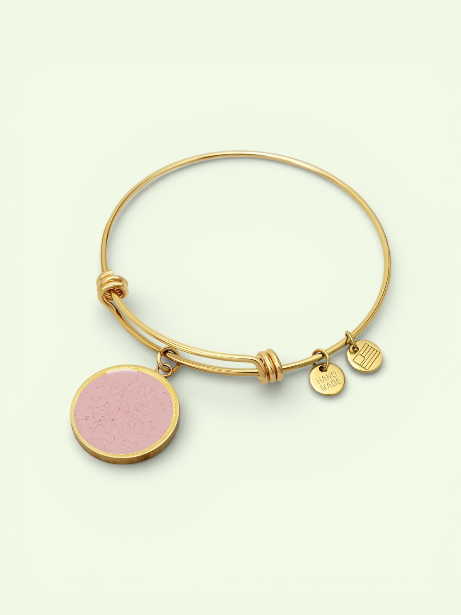 Gold Bracelet with a star constellation pendant