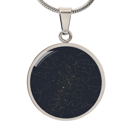 Custom Star Constellation Pendant Necklace