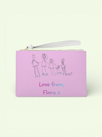Custom Clutch Bag- Child’s Artwork