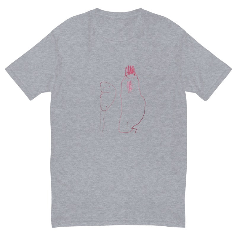 Custom Men's Fitted T-Shirt- Child’s Artwork