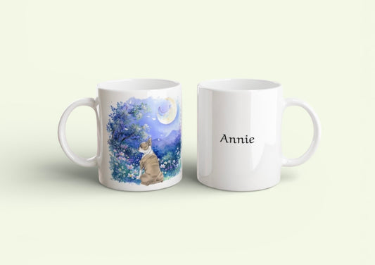 Night Sky Custom Dog Breed Mug