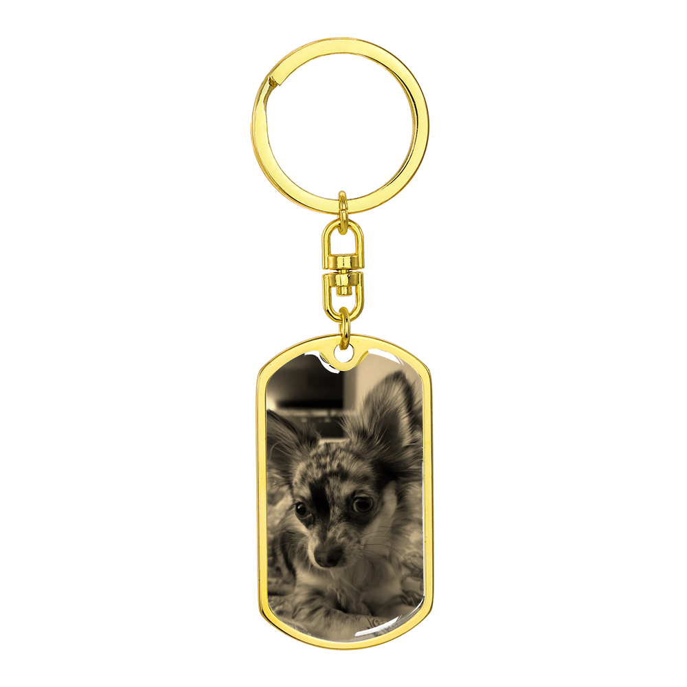 Custom Pet Dog Tag Pendant Keyring