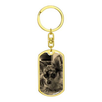 Custom Pet Dog Tag Pendant Keyring