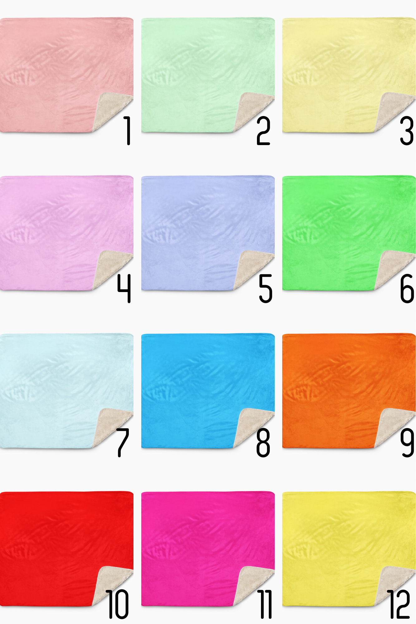 Child’s Artwork Sherpa blanket Custom Pattern