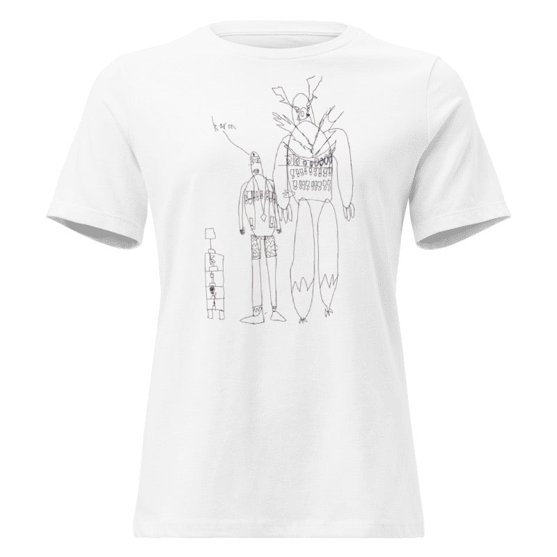 Custom Women's Relaxed T-Shirt- Child’s Artwork