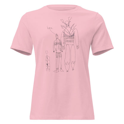 Custom Women's Relaxed T-Shirt- Child’s Artwork