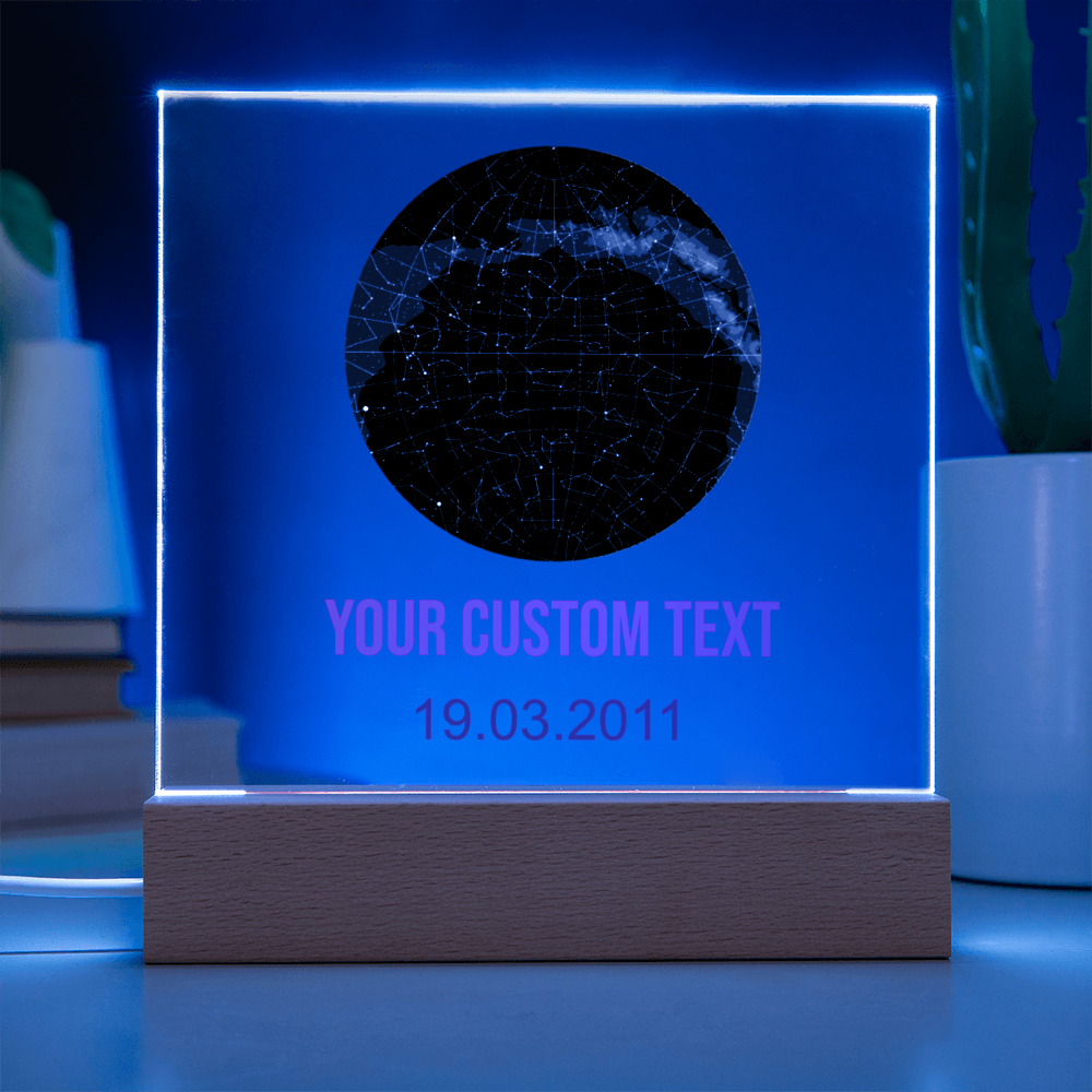 Custom Acrylic Plaque- Star Constellations