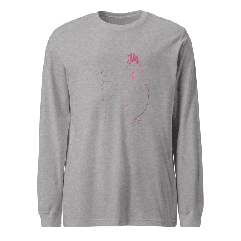 Custom Unisex Long Sleeve Tee- Child’s Artwork