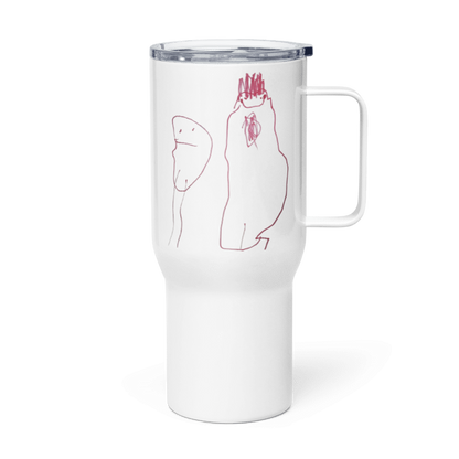 Custom Double Wall Travel Mug- Child’s Artwork