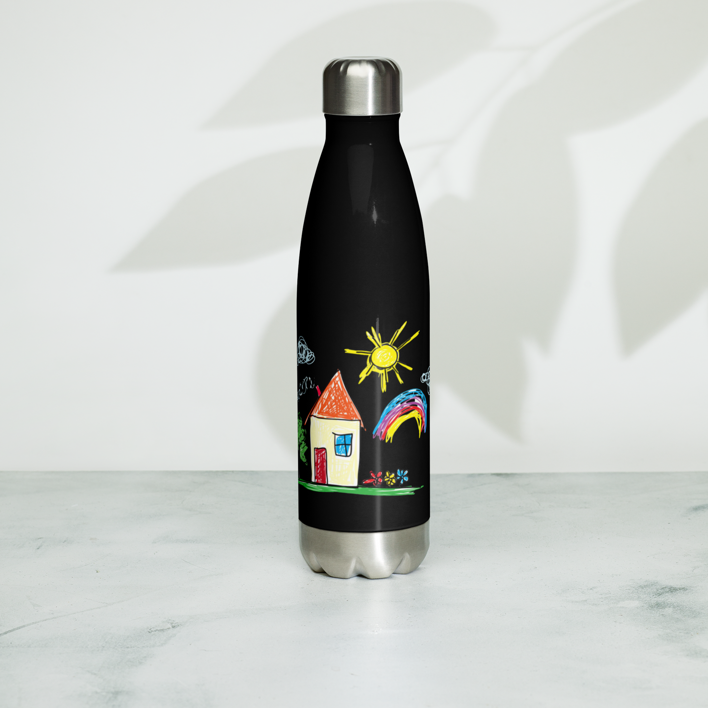 Custom Stainless Steel Water Bottle- Child’s Artwork