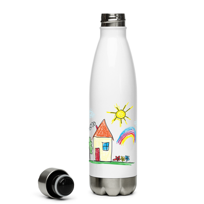 Custom Stainless Steel Water Bottle- Child’s Artwork