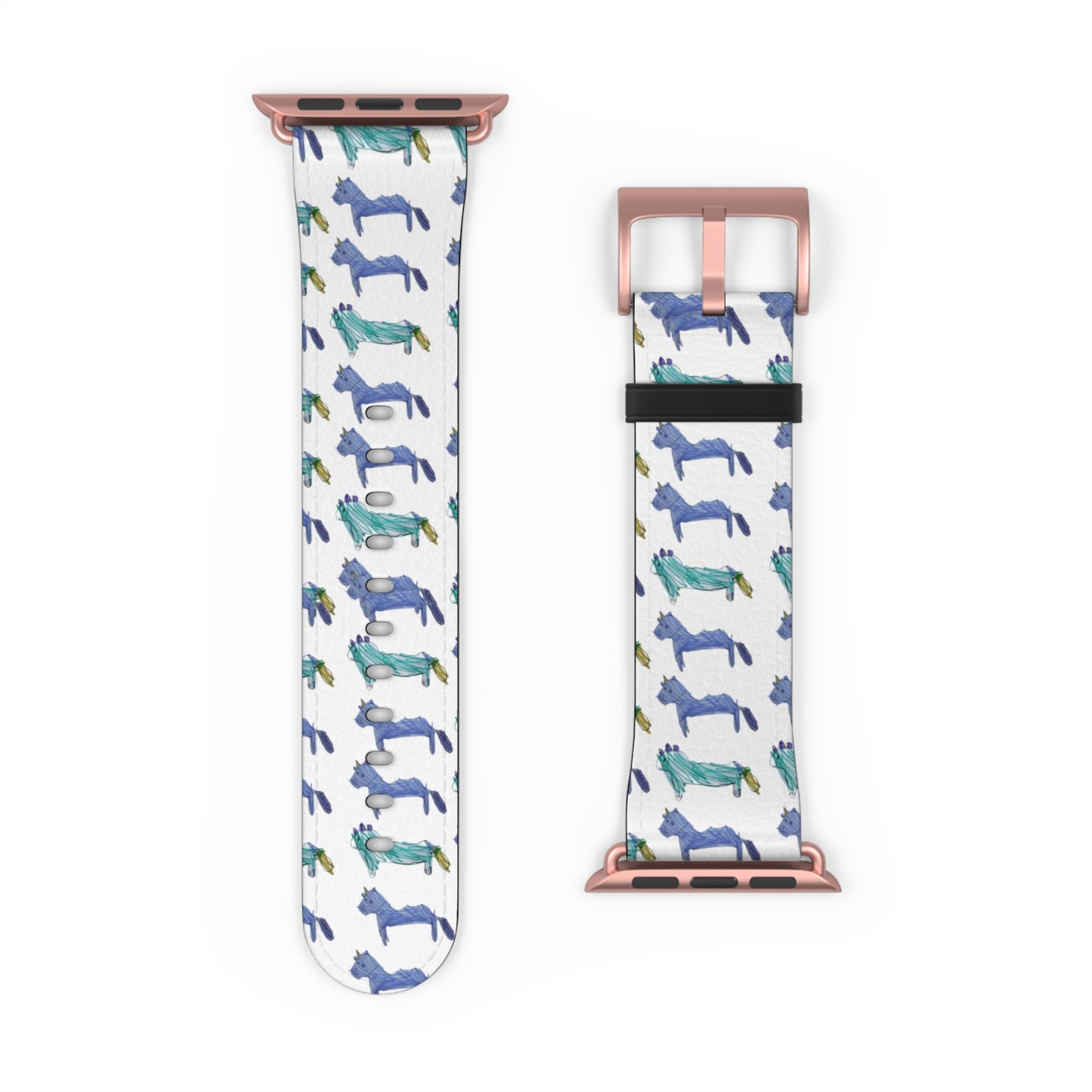 Custom Apple Watch Band — Child’s Artwork Pattern