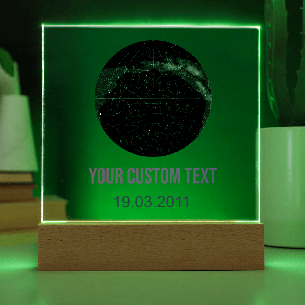 Custom Acrylic Plaque- Star Constellations