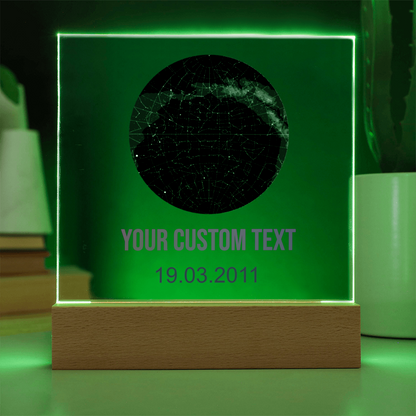 Custom Acrylic Plaque- Star Constellations