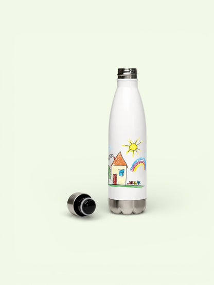 Custom Stainless Steel Water Bottle- Child’s Artwork