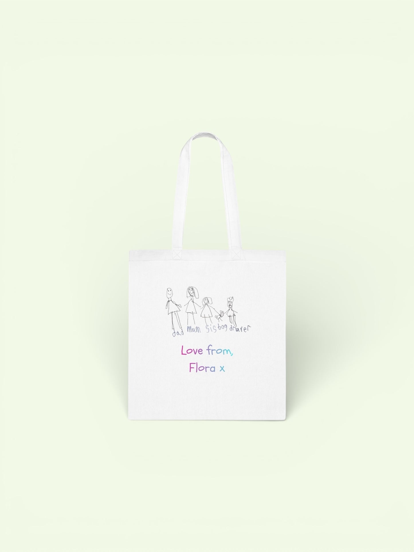 Custom Cotton Tote- Child’s Artwork