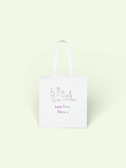 Custom Cotton Tote- Child’s Artwork