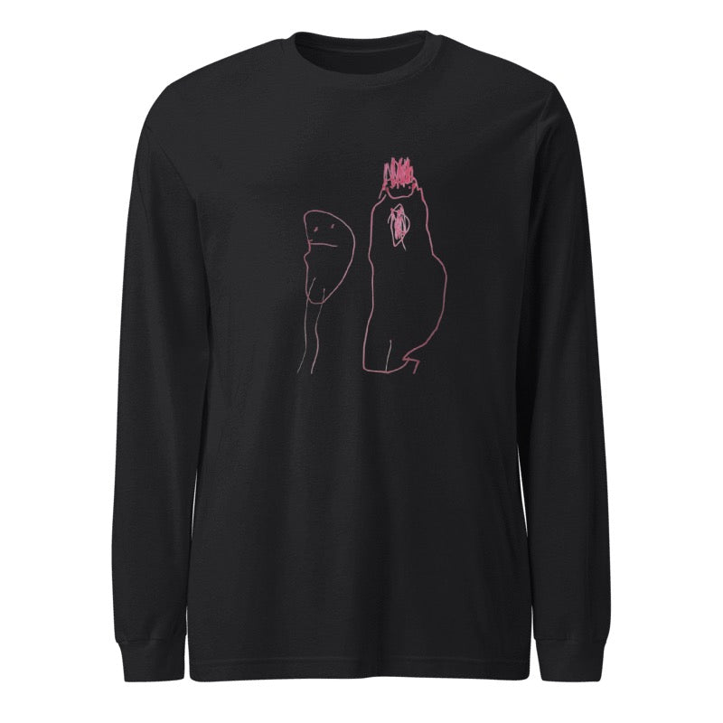 Custom Unisex Long Sleeve Tee- Child’s Artwork