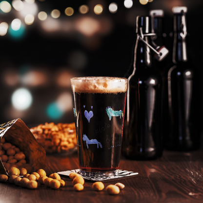 Custom Shaker Pint Glass- Child’s Artwork