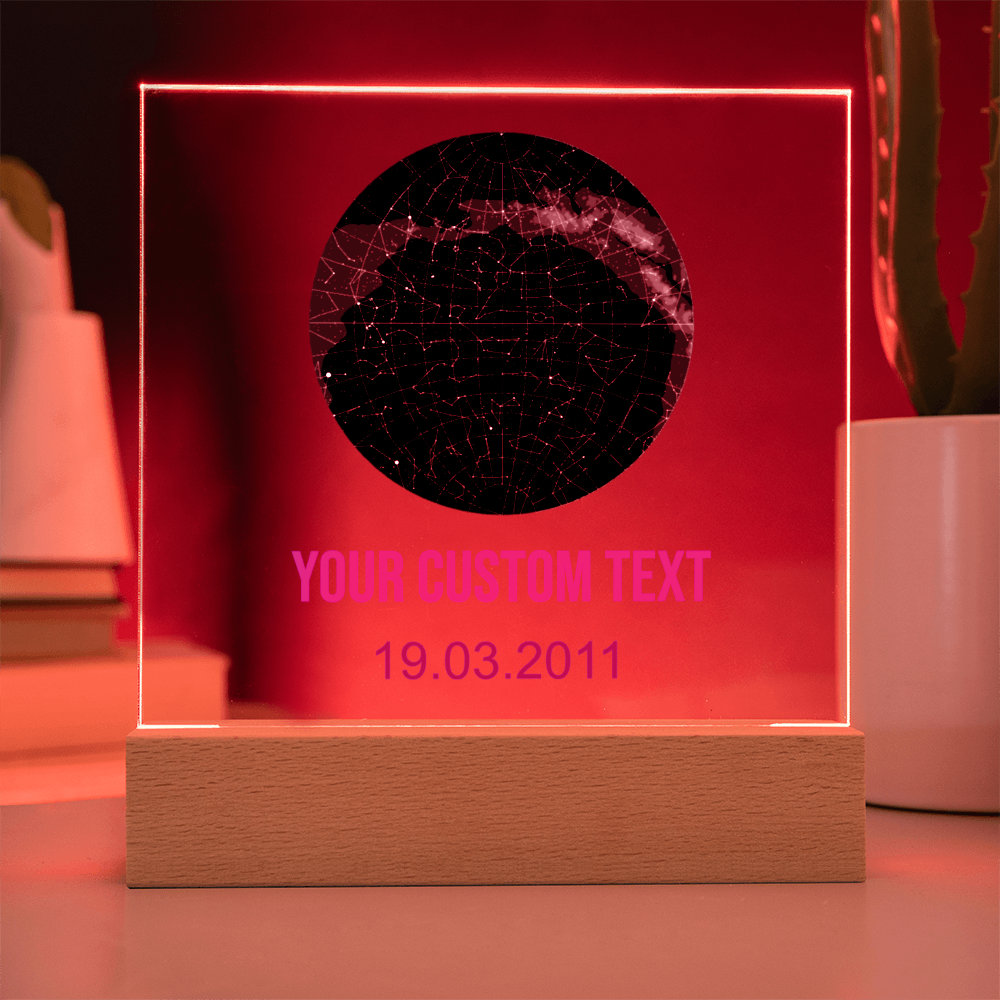 Custom Acrylic Plaque- Star Constellations