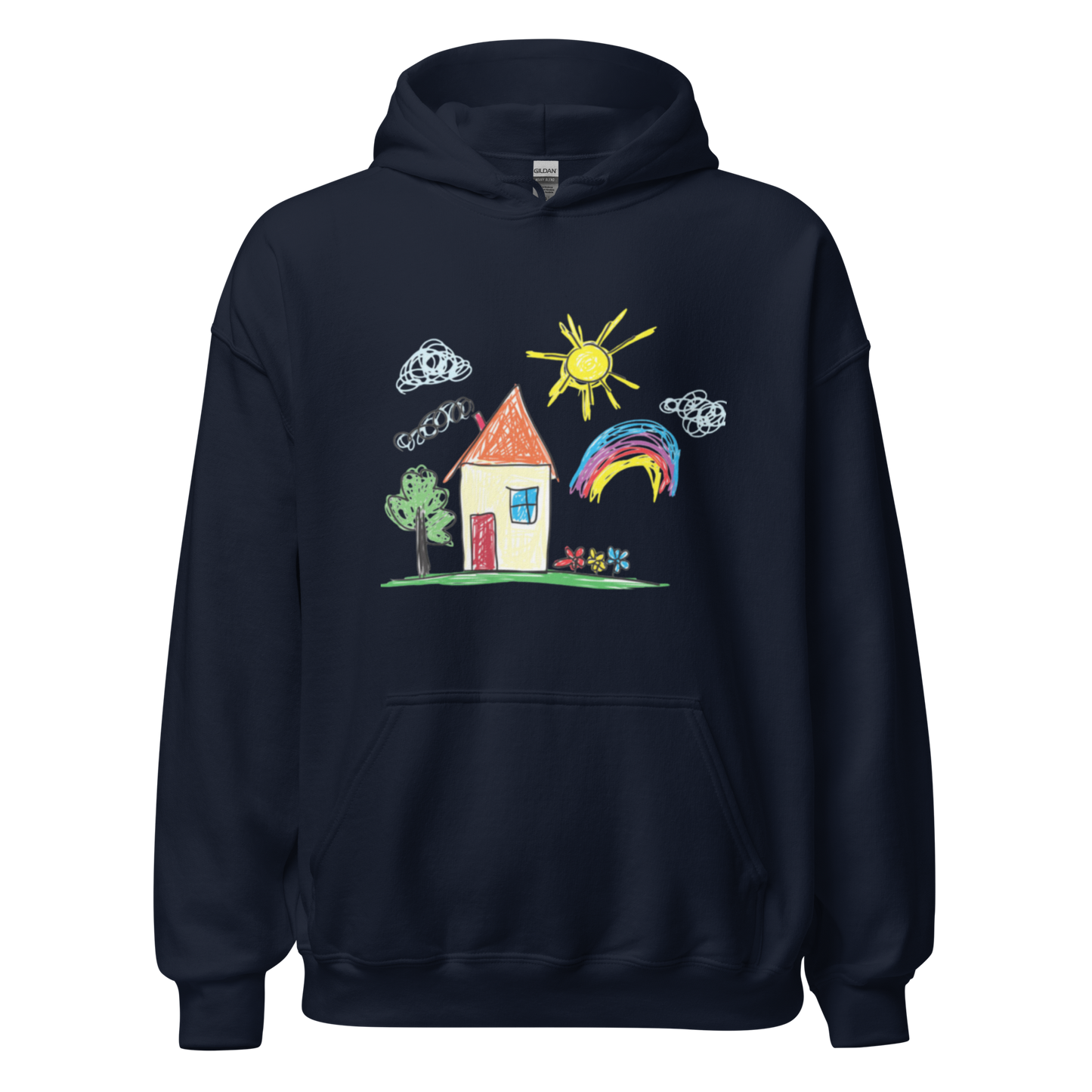 Custom Unisex Heavy Blend Hoodie- Child’s Artwork