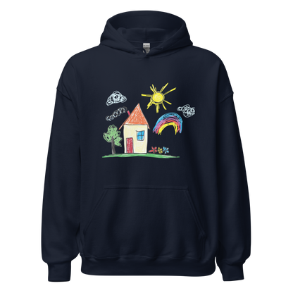 Custom Unisex Heavy Blend Hoodie- Child’s Artwork