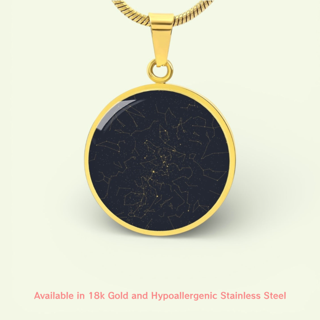 Custom Star Constellation Pendant Necklace