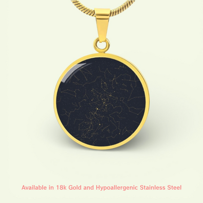 Custom Star Constellation Pendant Necklace