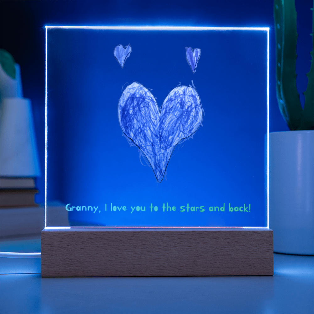 Custom Acrylic Plaque- Child’s Artwok