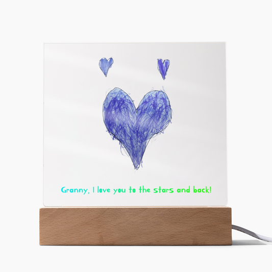 Custom Acrylic Plaque- Child’s Artwok