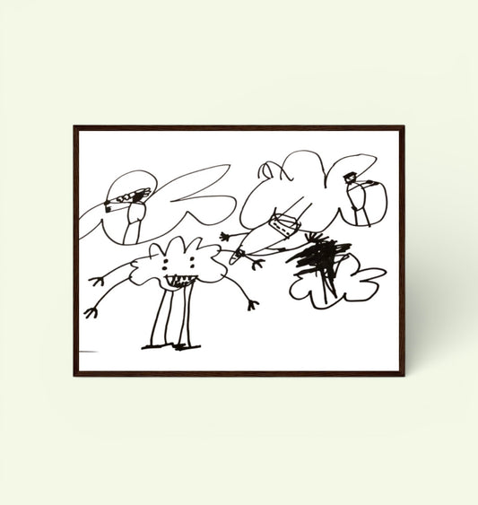Custom Framed Print- Child’s Artwork