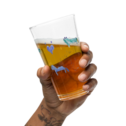 Custom Shaker Pint Glass- Child’s Artwork