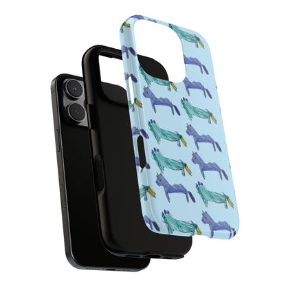 Custom Tough Phone Case — Child’s Artwork Pattern