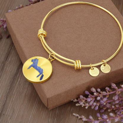 Custom Circle Pendant Bracelet- Child’s Artwork