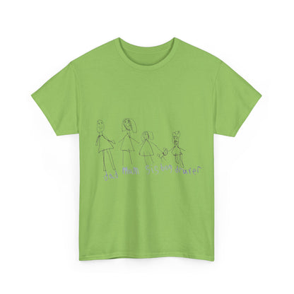 Custom Unisex Heavy Cotton Tee- Child’s Artwork